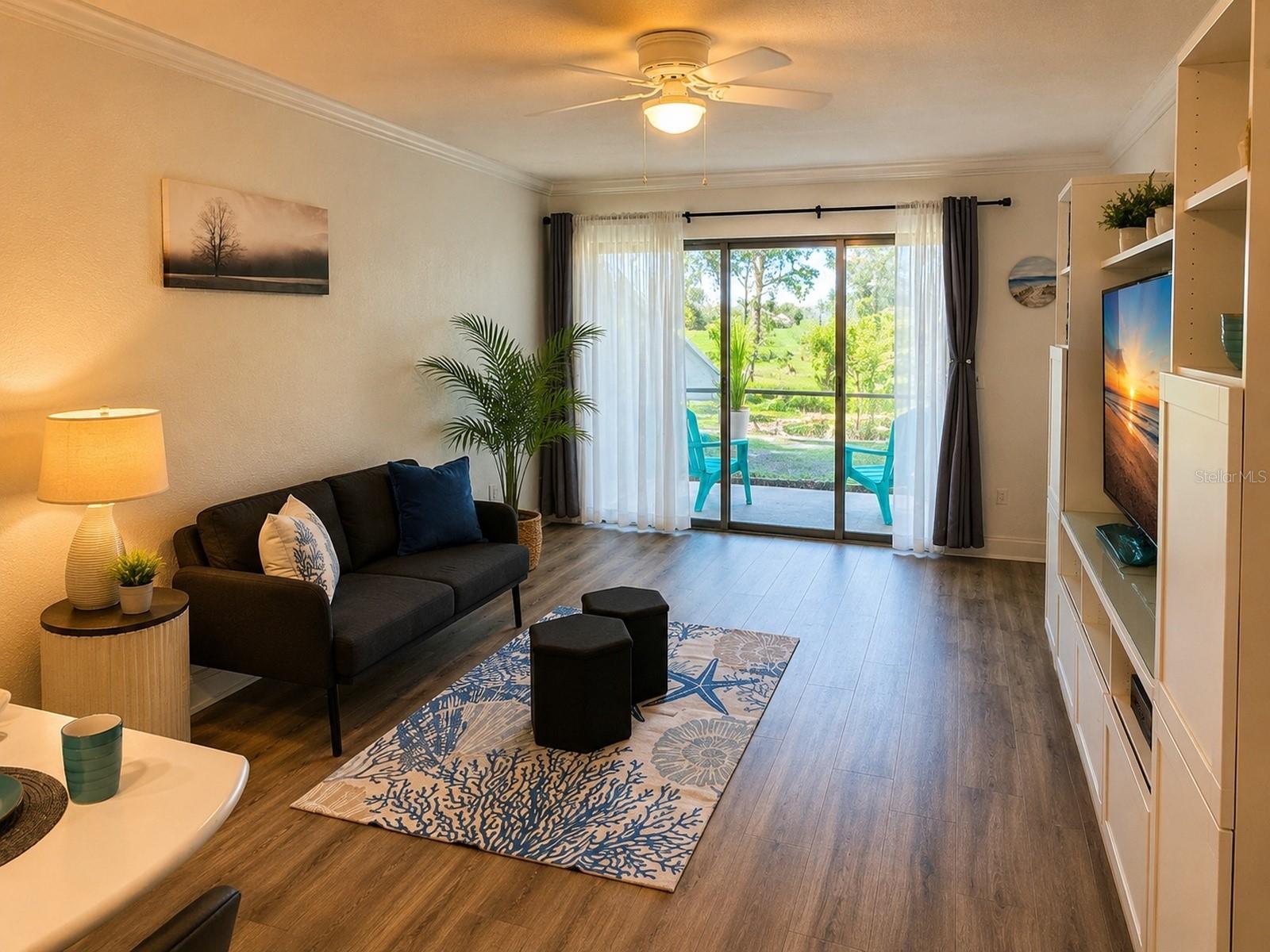 Living Room With View