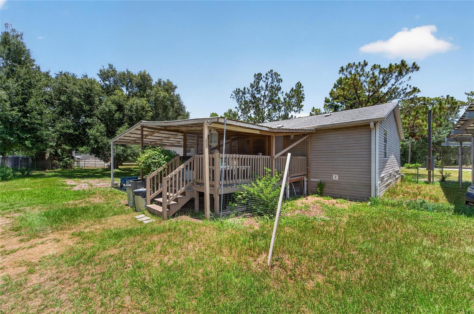 Rear Porch View