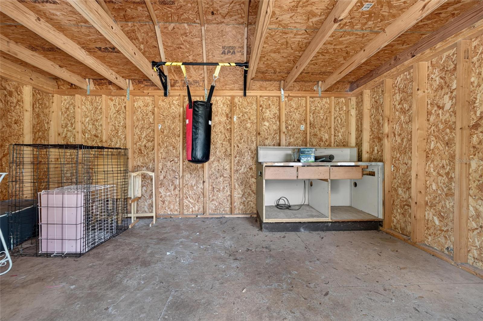 Interior of Shed