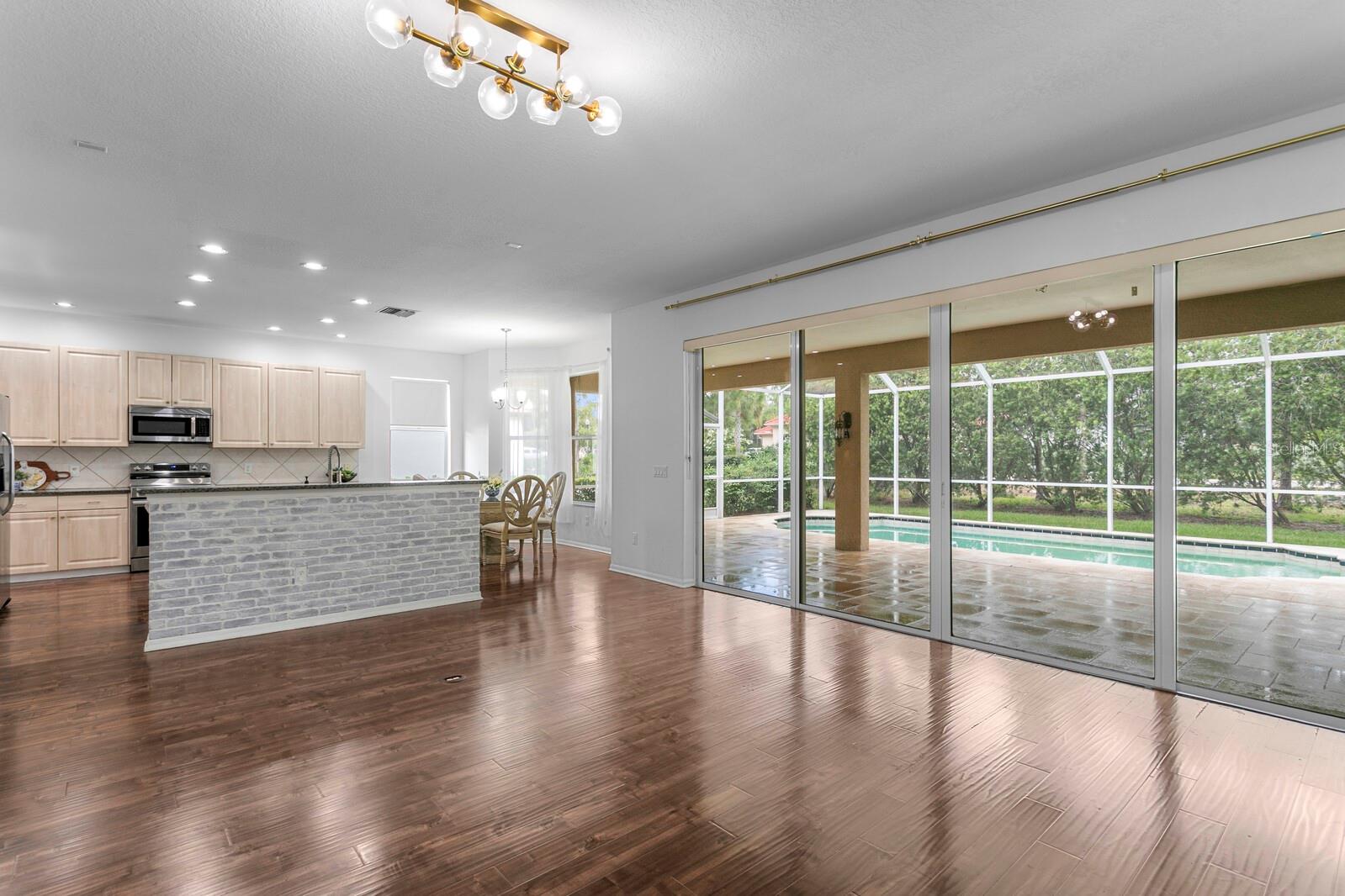 From family room looking toward the kitchen