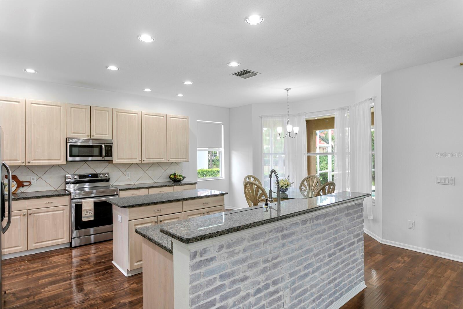 Breakfast bar seating for four