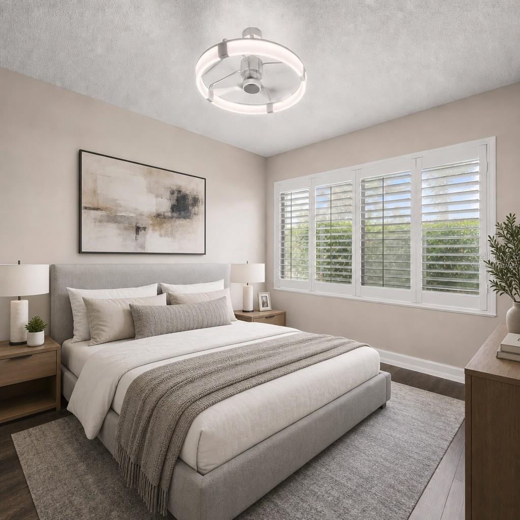 VIRTUALLY STAGED BEDROOM 2