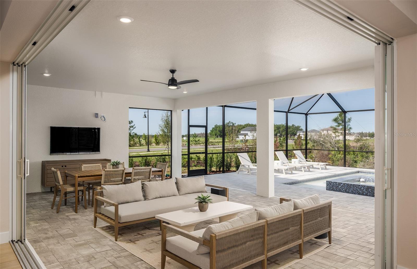 Extended Covered Lanai, Perfect for Outdoor Living