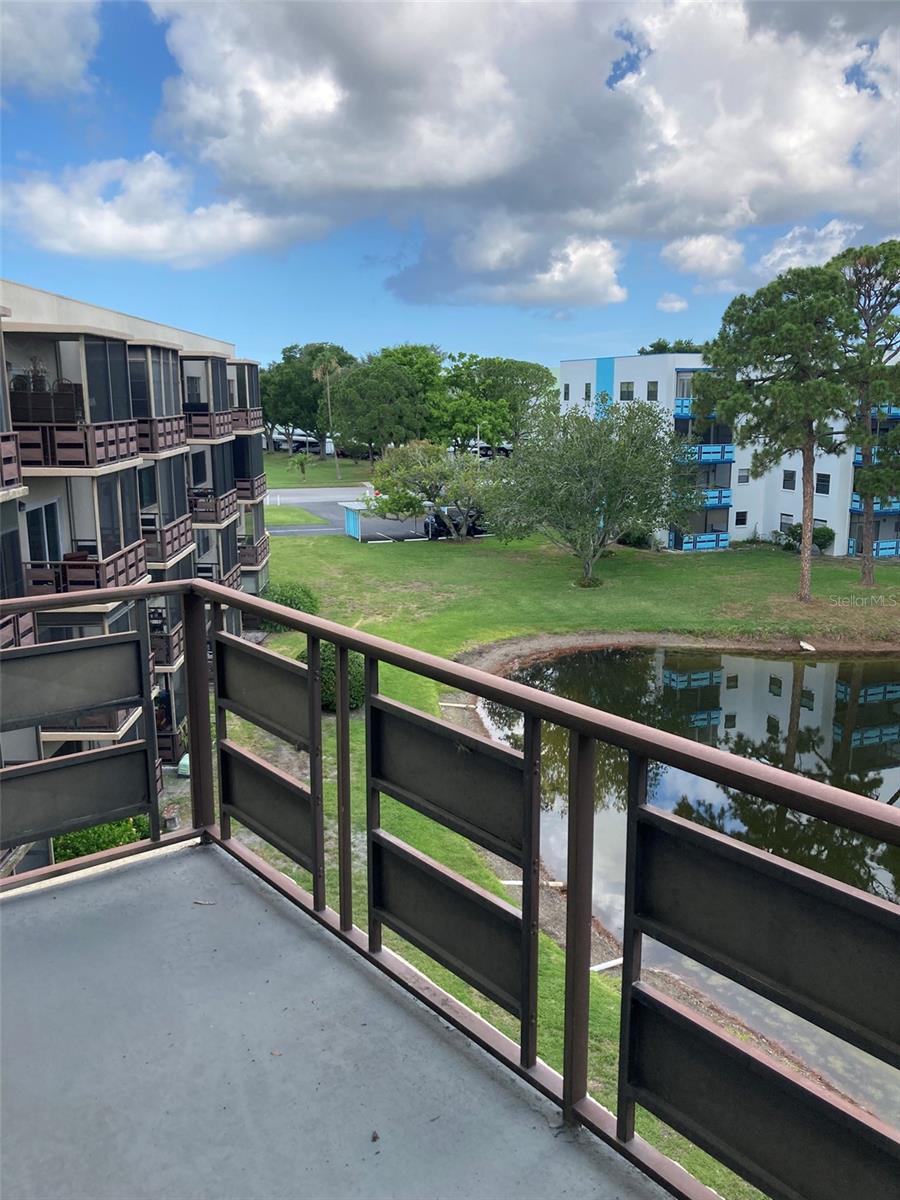 Balcony looking west
