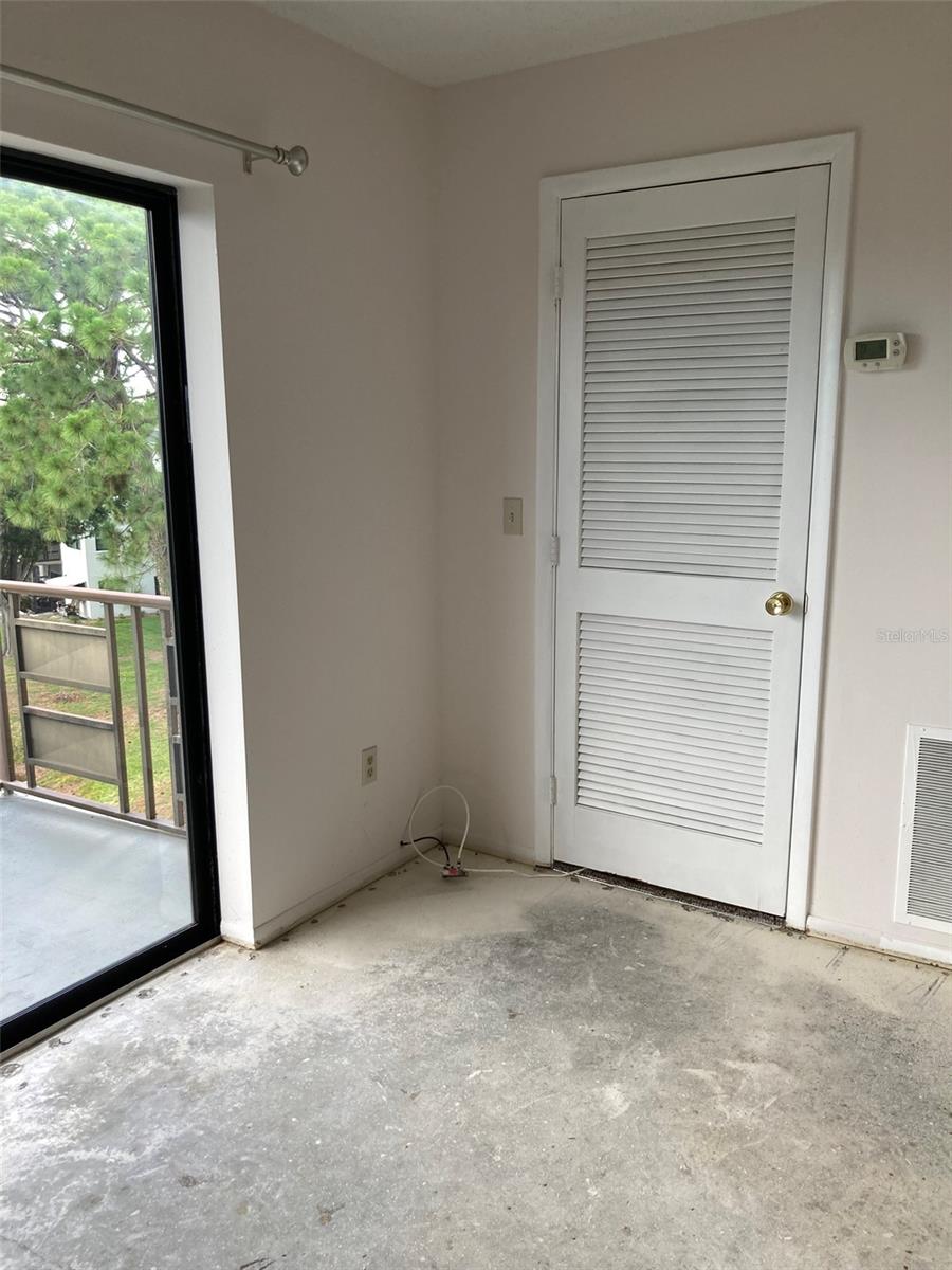 HVAC closet
