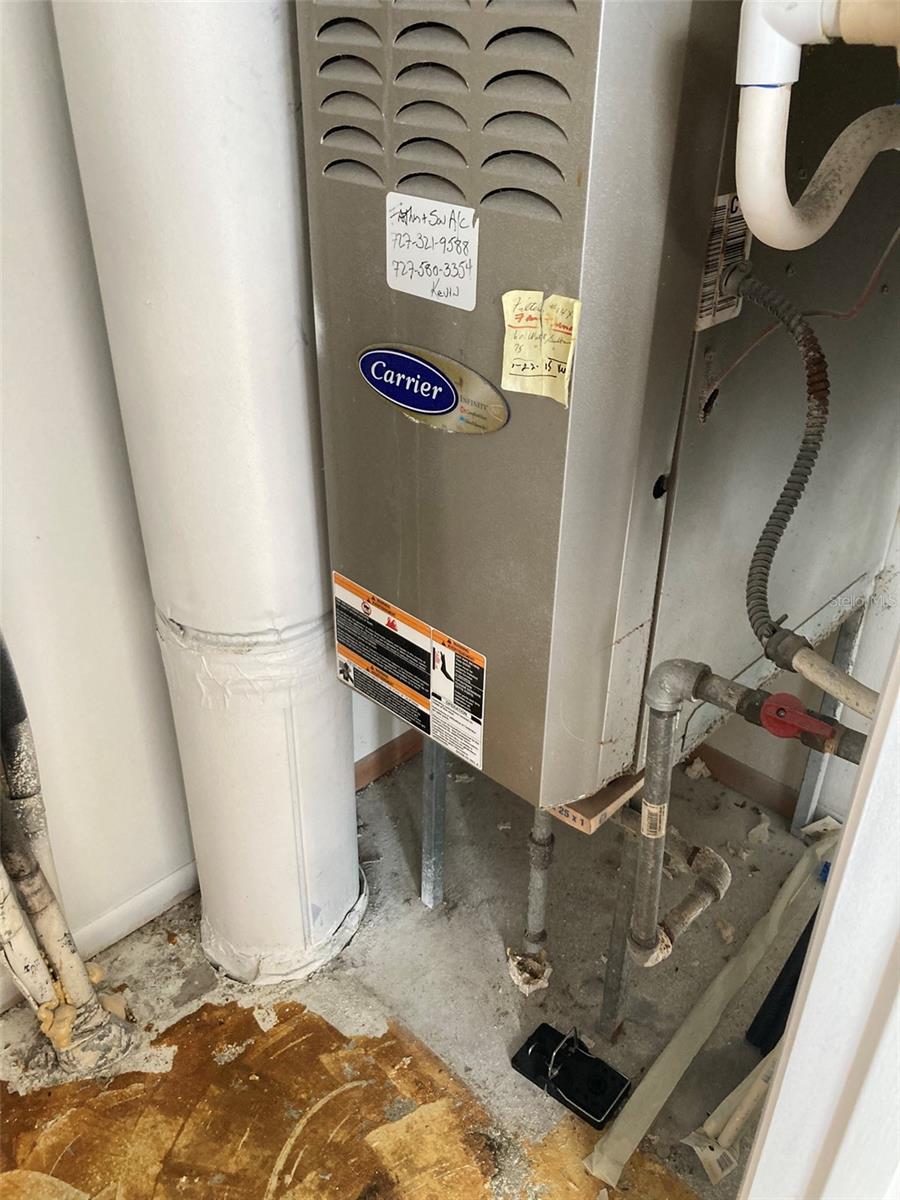 HVAC closet