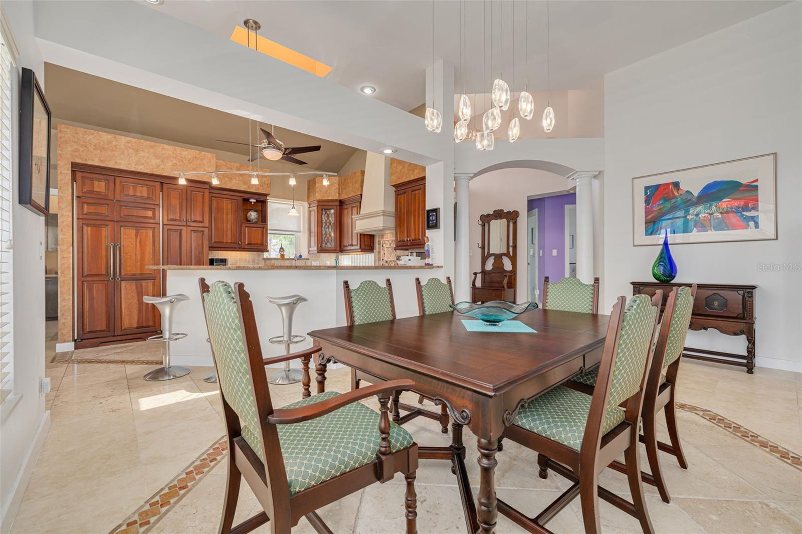 Formal dining area