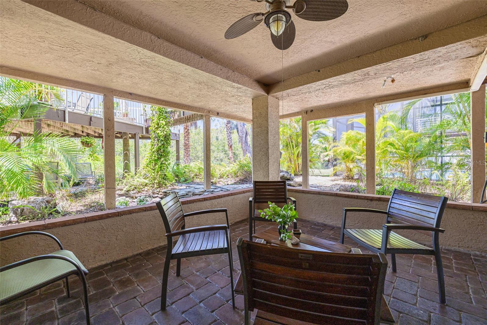 Covered patio off Lower Level