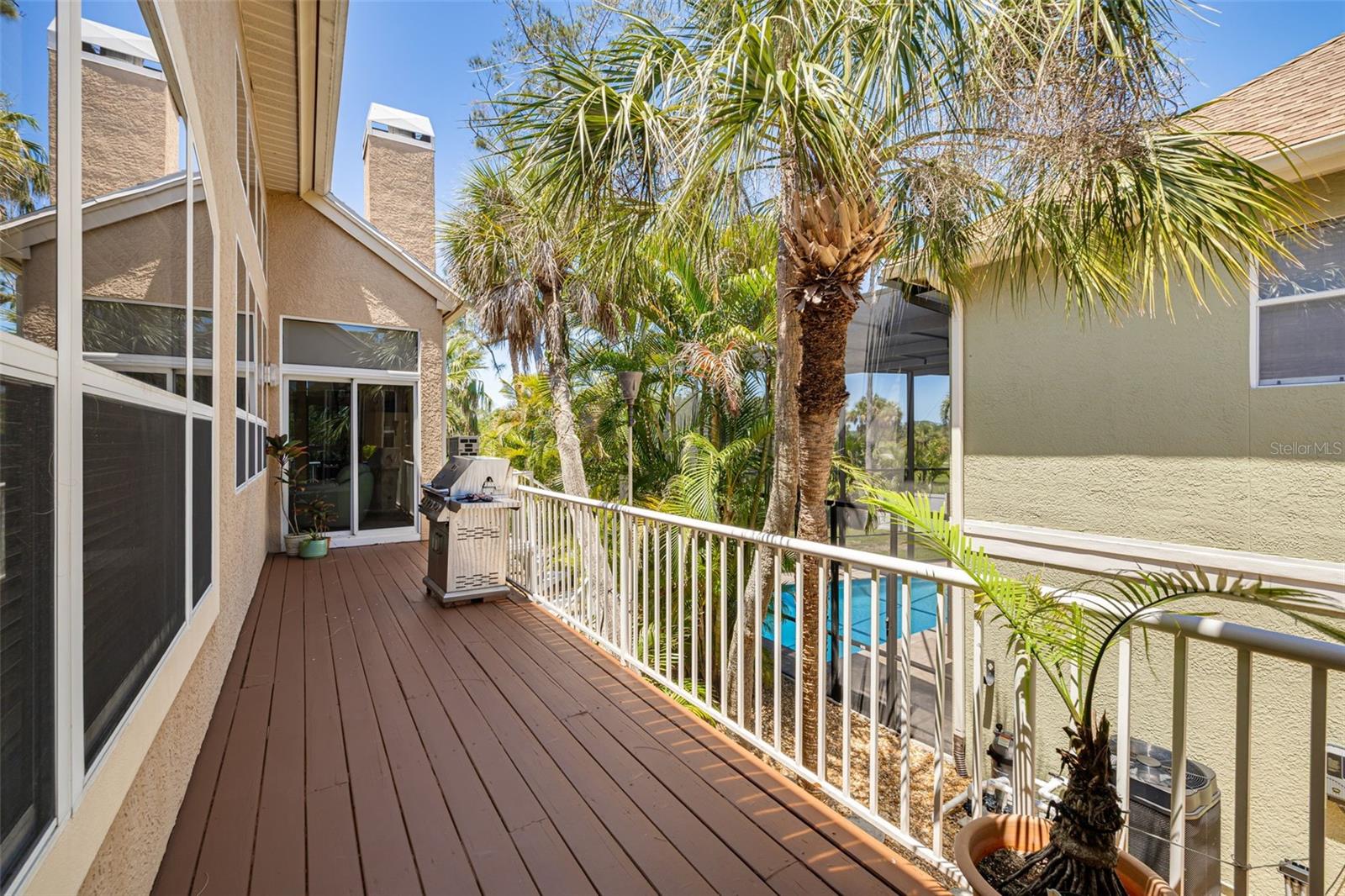 Grilling Balcony off the kitchen