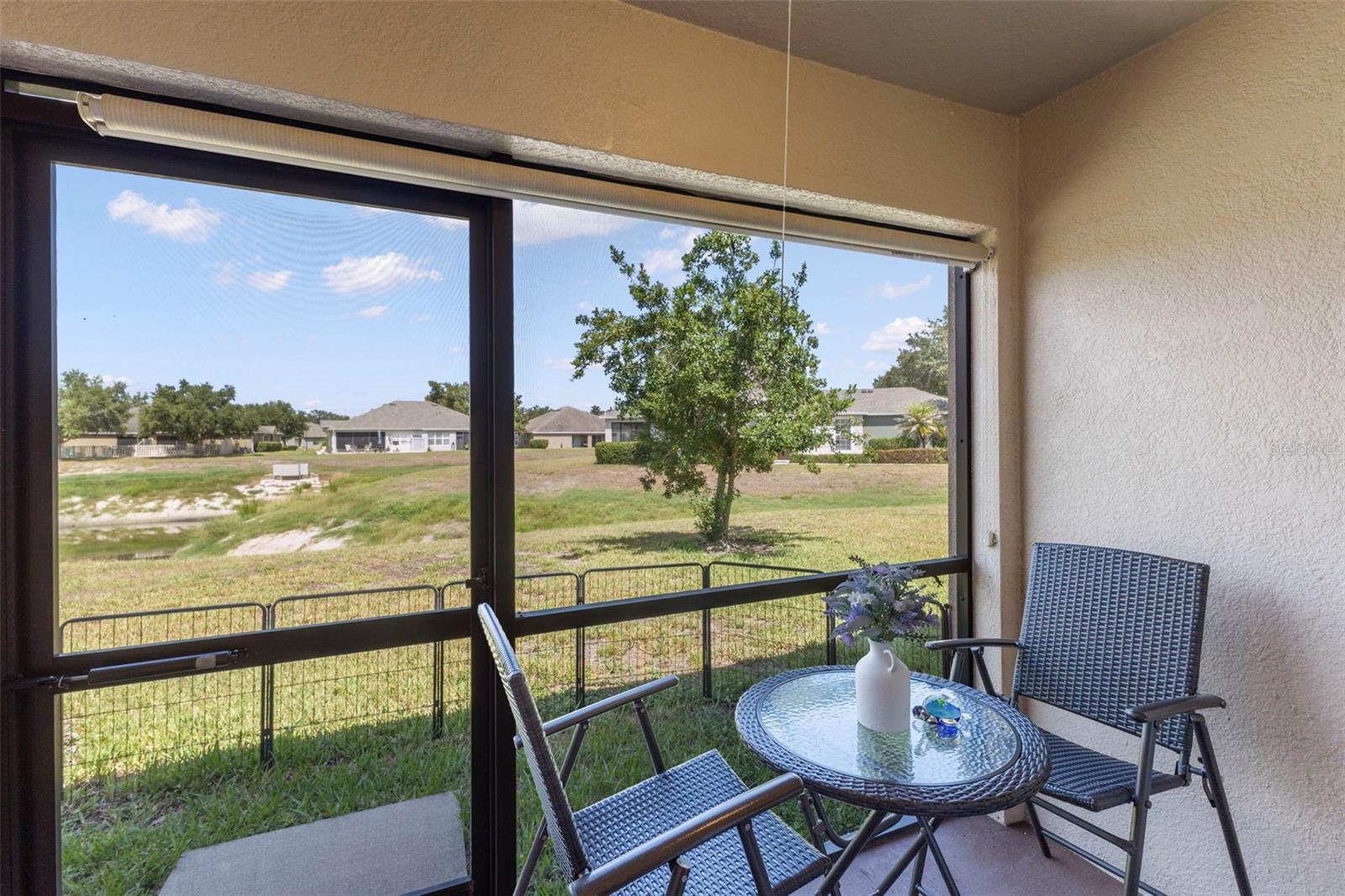 Rear porch