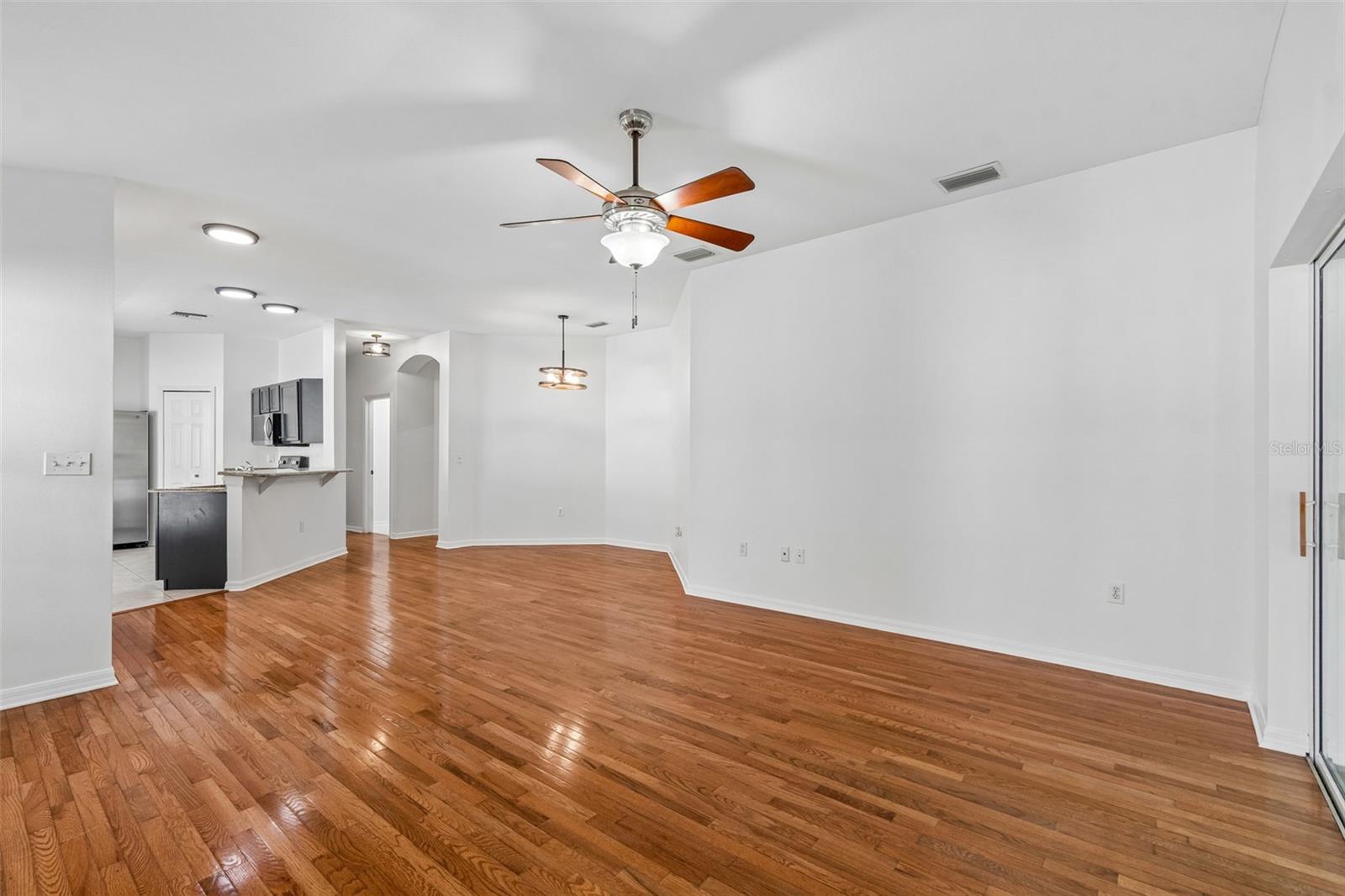 Wood flooring main areas