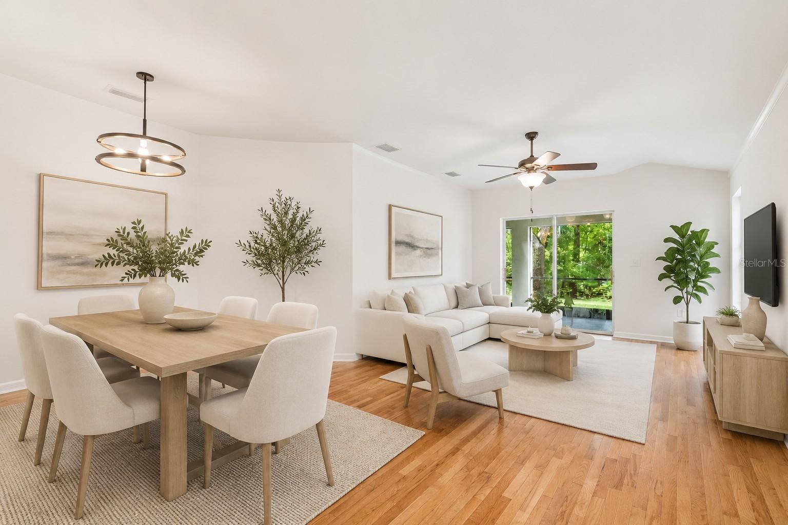 Virtual Staging|dining living room