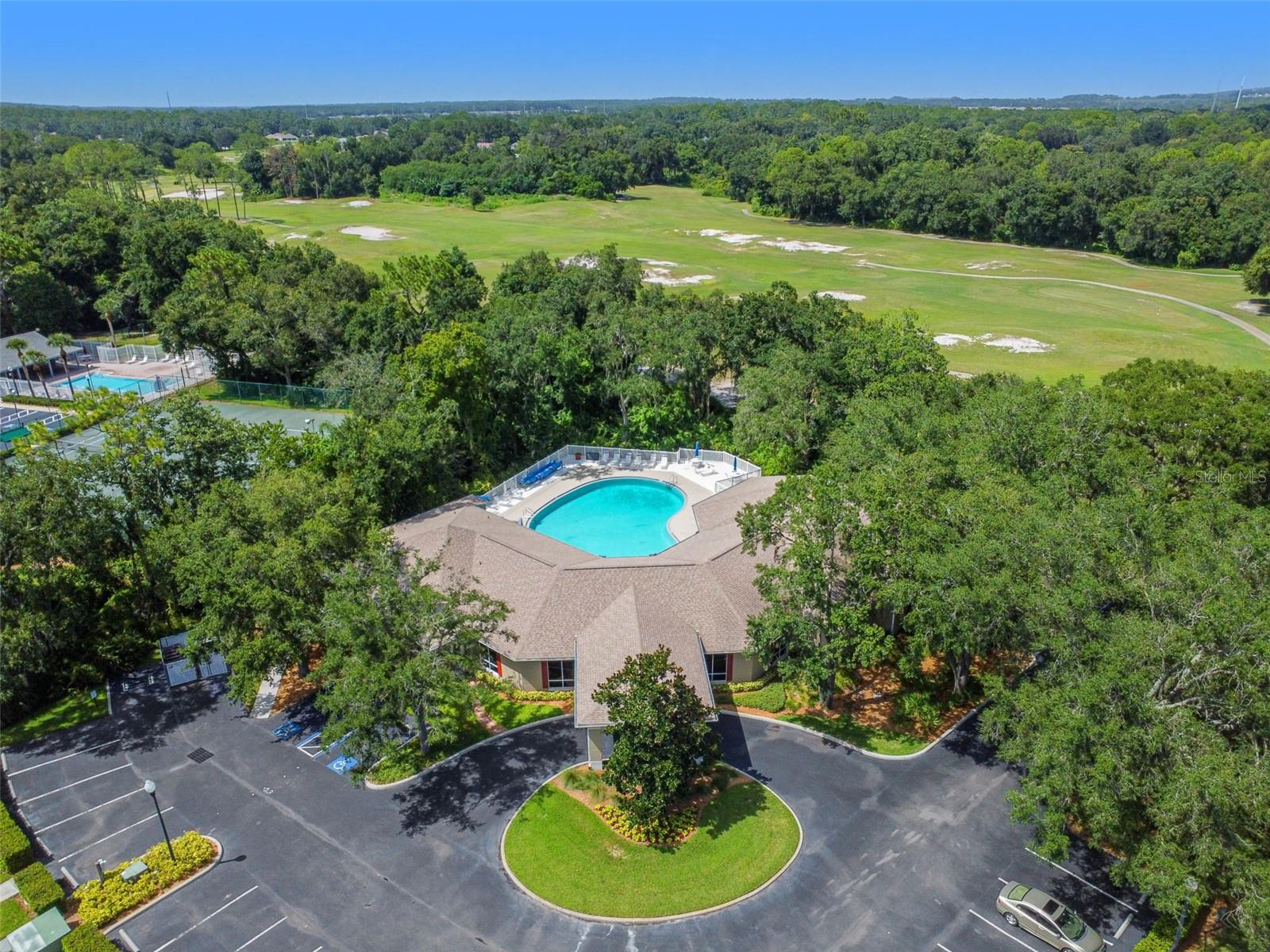 Pool Areal view