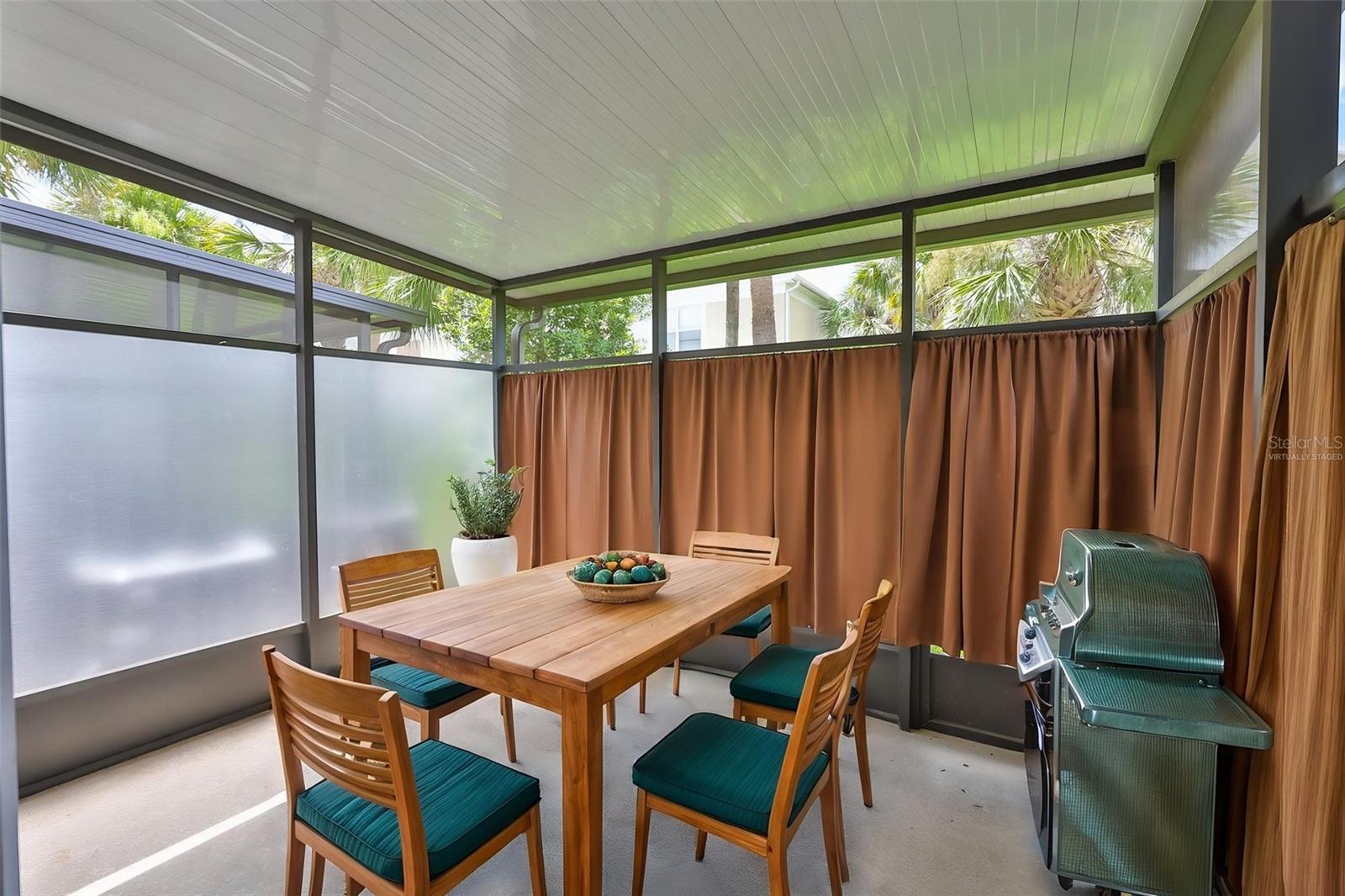 Virtually staged Lanai
