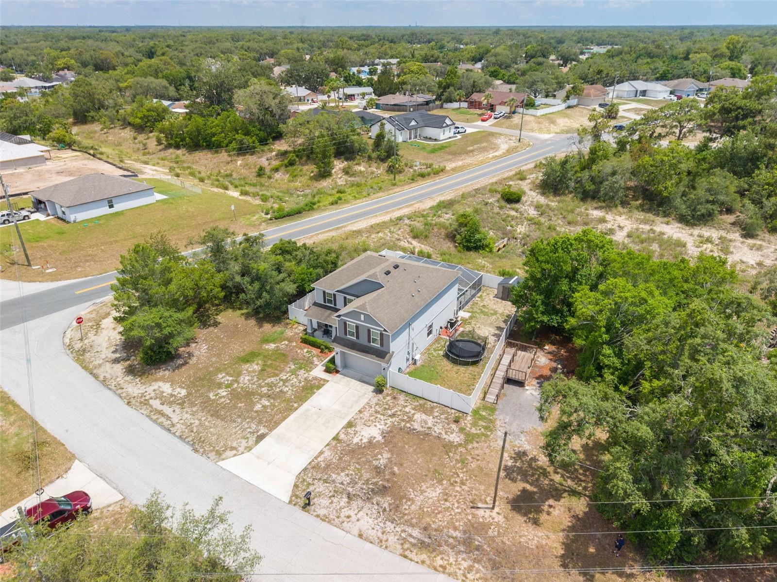The dedicated RV/boat pad includes a full hookup with electric, water, a separate sewer connection, and an access ramp.