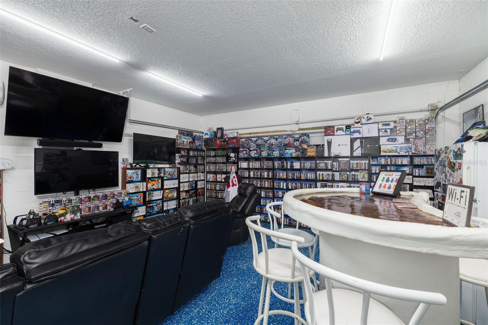 2 Car Garage - Still can function as a garage - Being used as a Man Cave