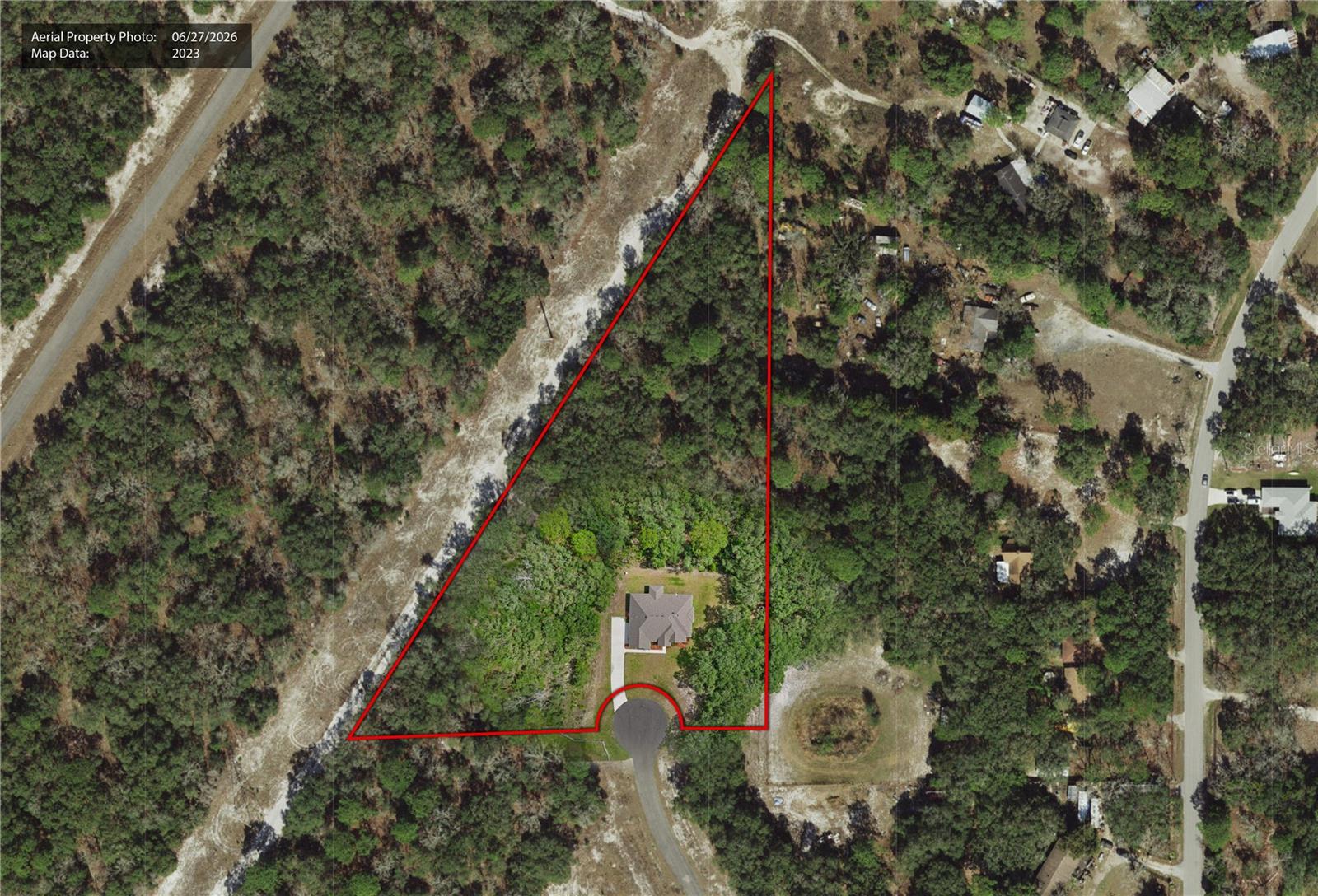 Aerial View of Property