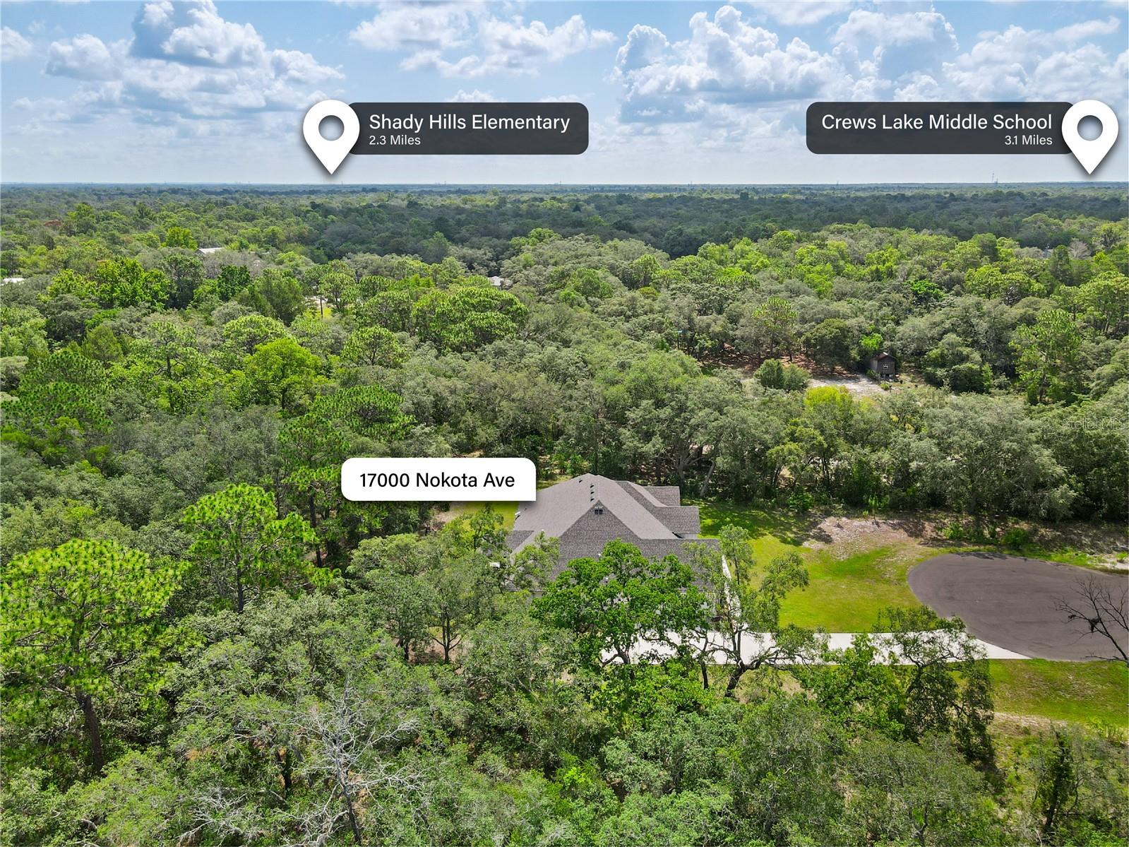 Aerial View of Property
