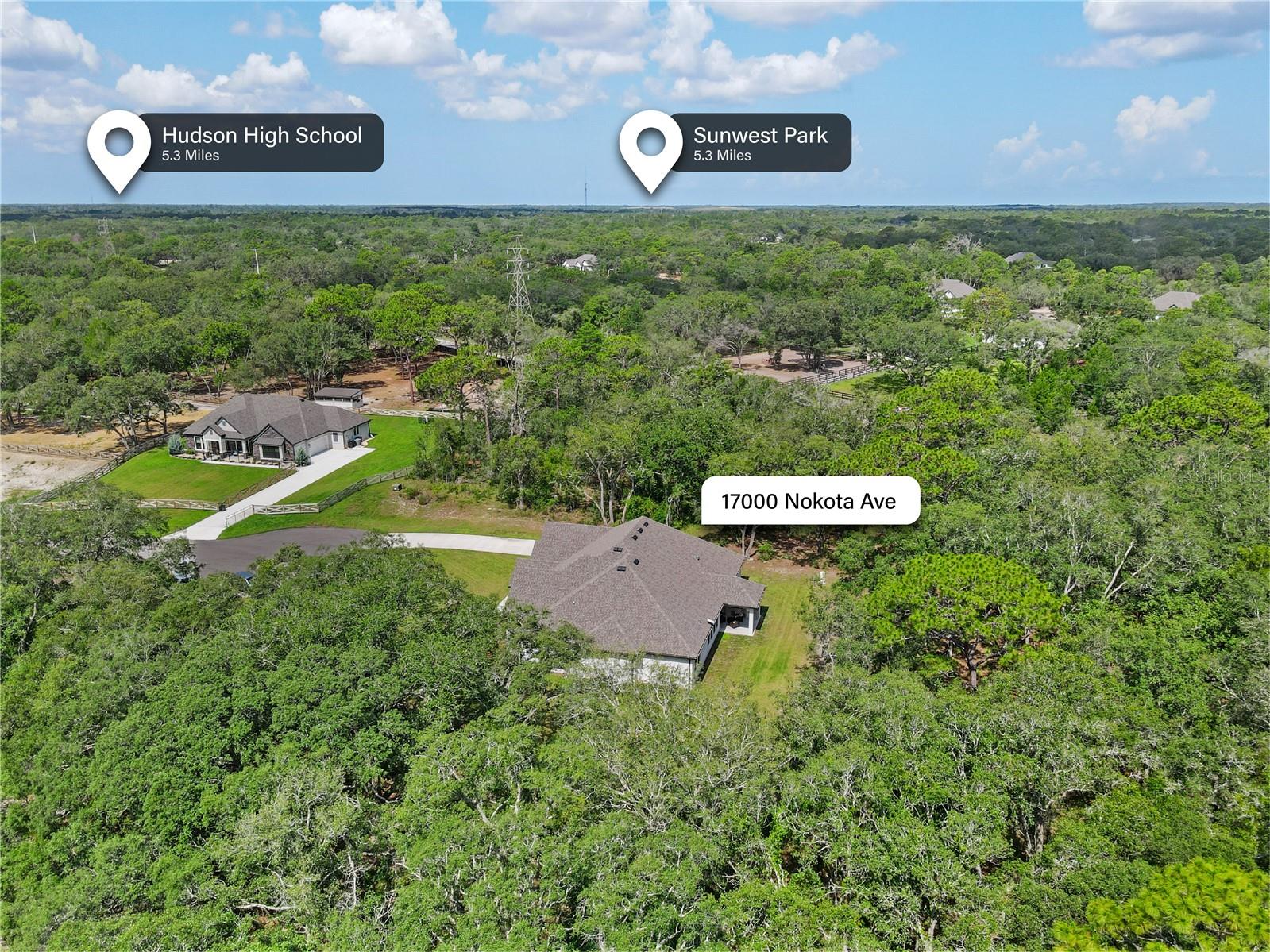 Aerial View of Property
