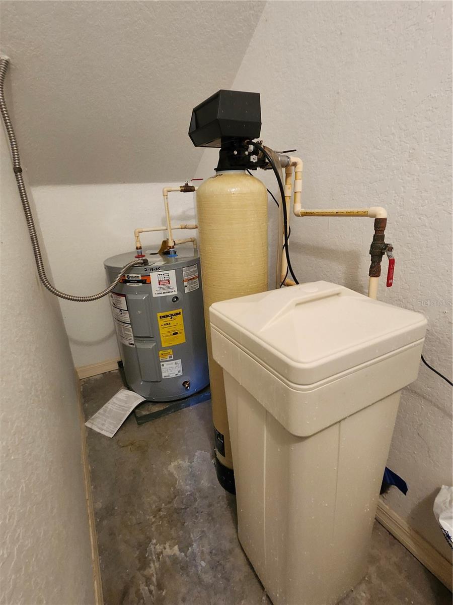 New electric water heater & water softner