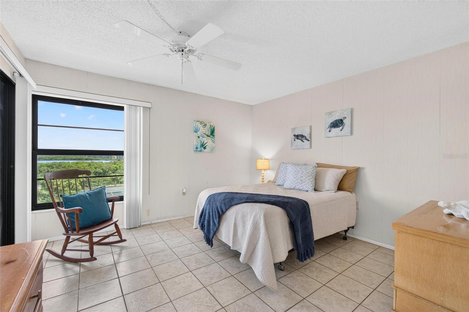 Primary Bedroom with water views