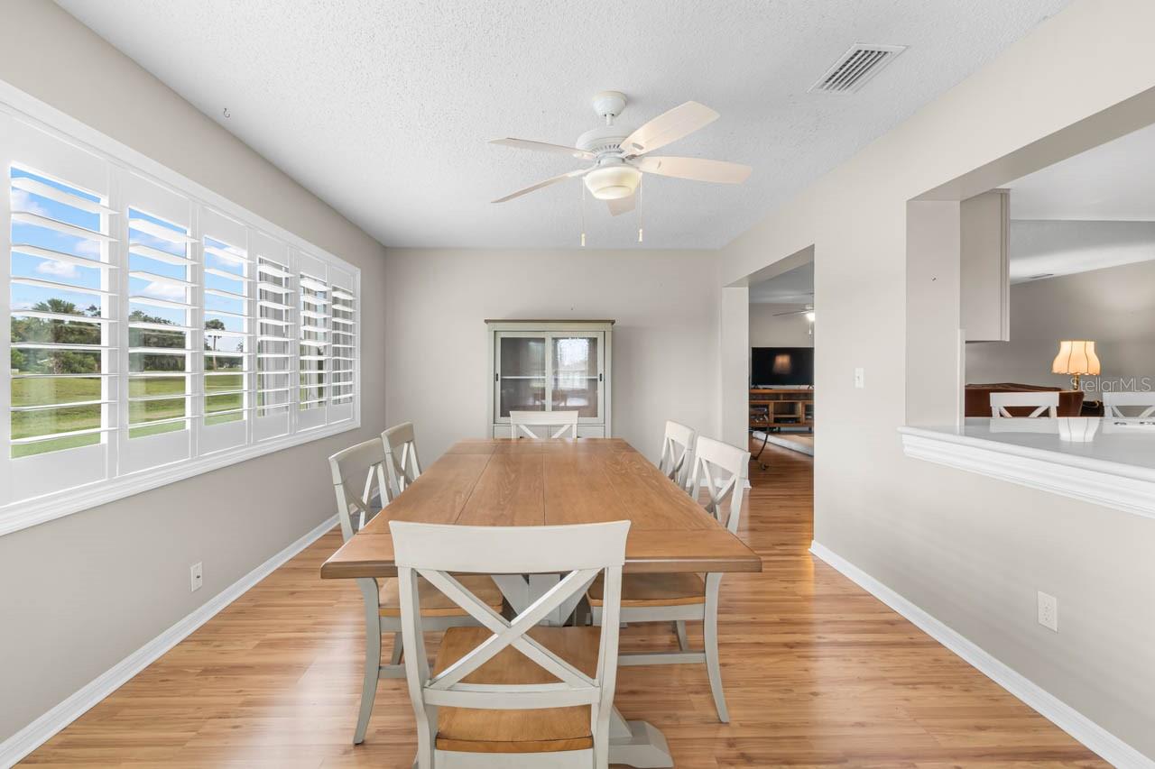 Dining Room overlooking golf course
