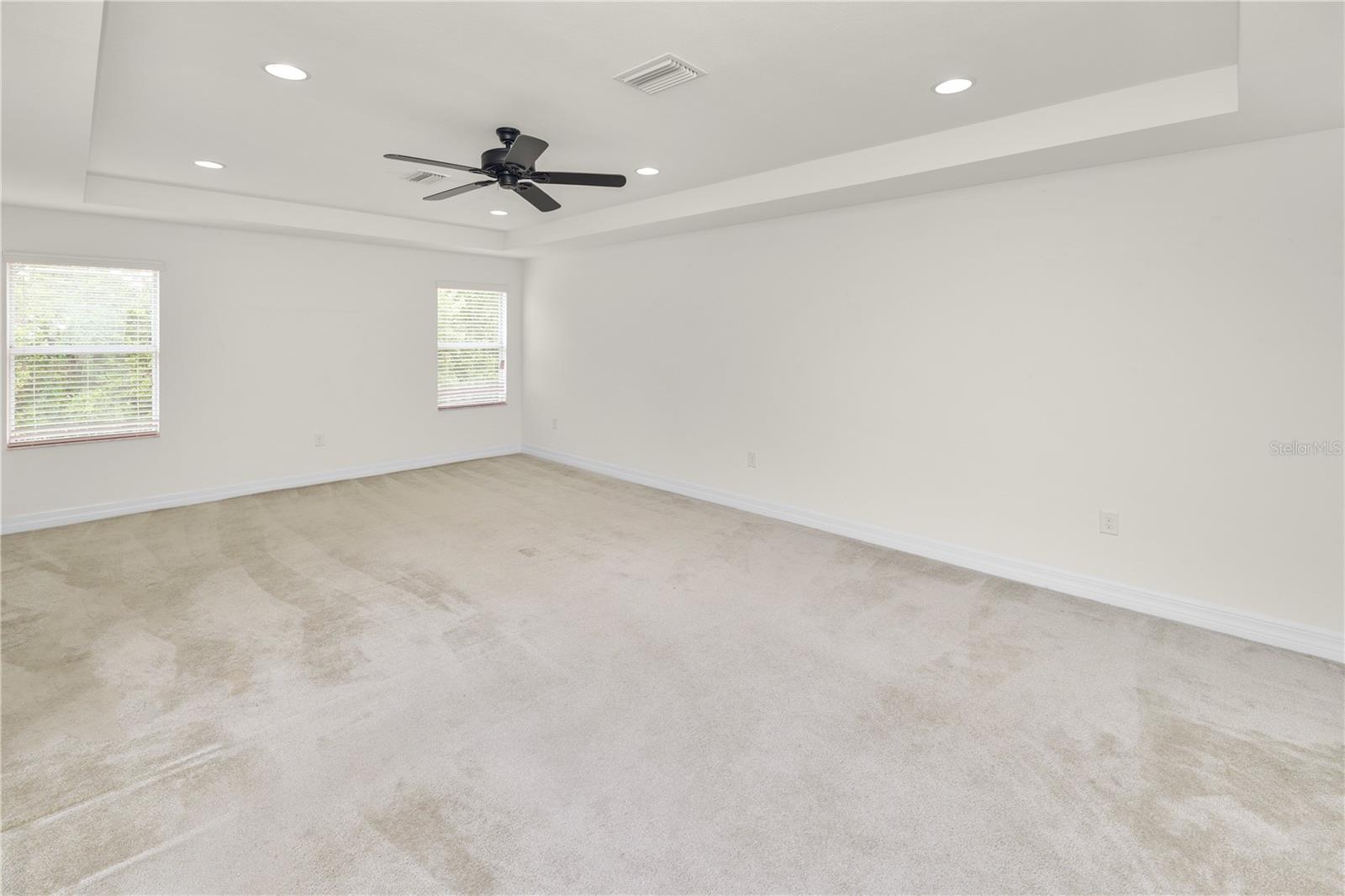 Bonus Room with Windows Overlooking Backyard