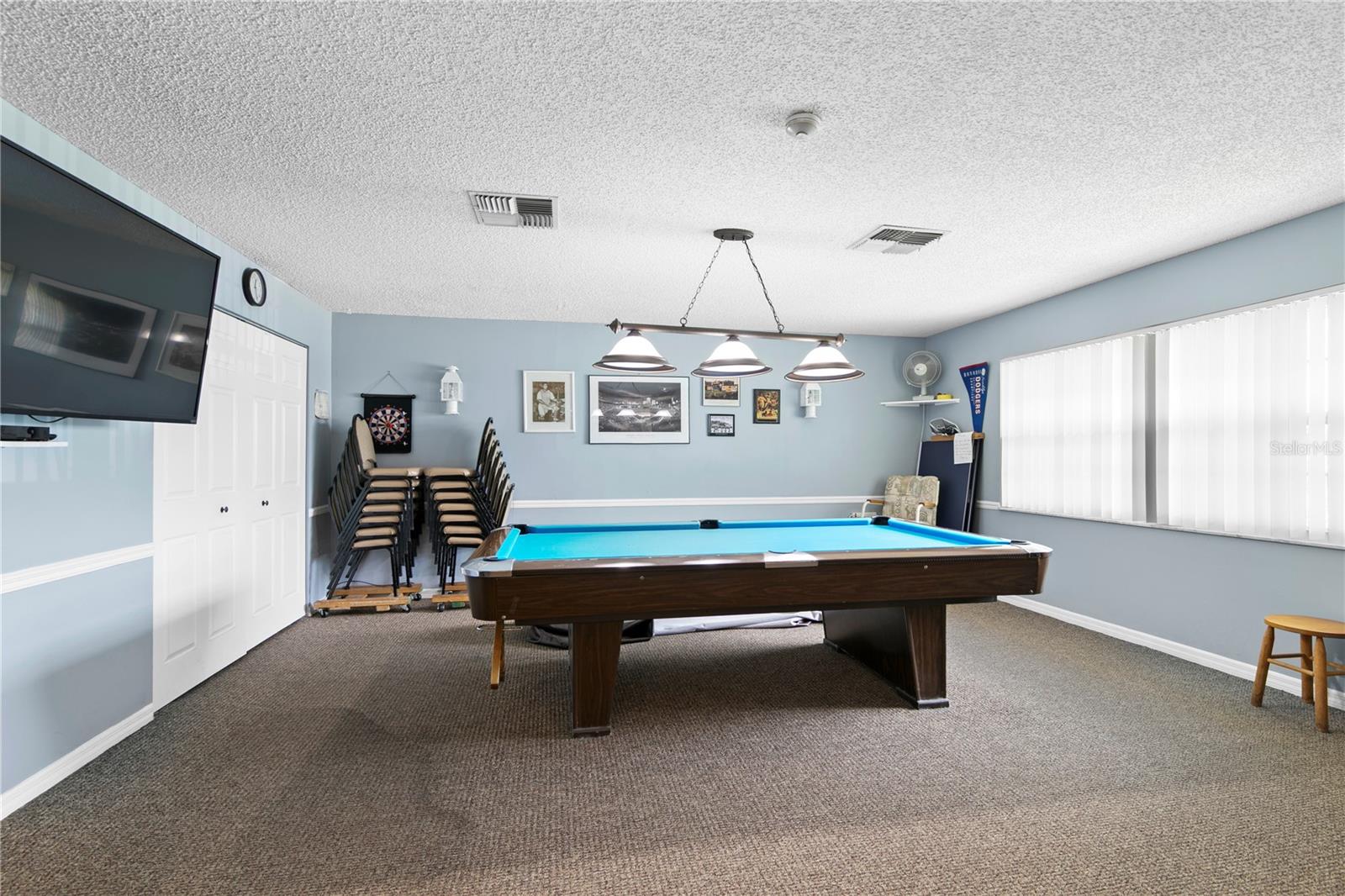 The Wilds Community Center Pool Table