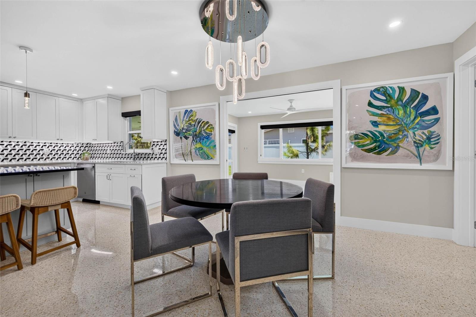 Dining Room with Easy Flow to Florida Room