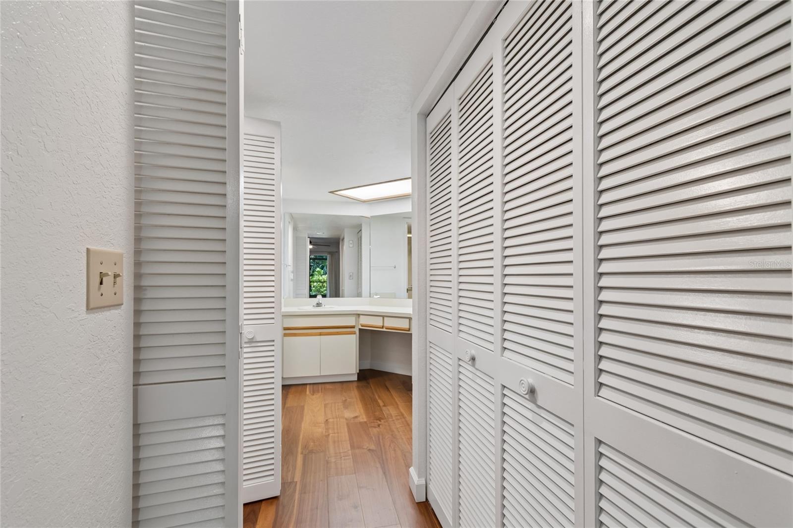 View to Primary Bathroom from Bedroom