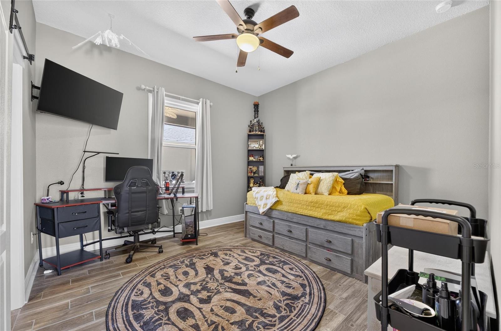 This bedroom is actually a secondary suite...