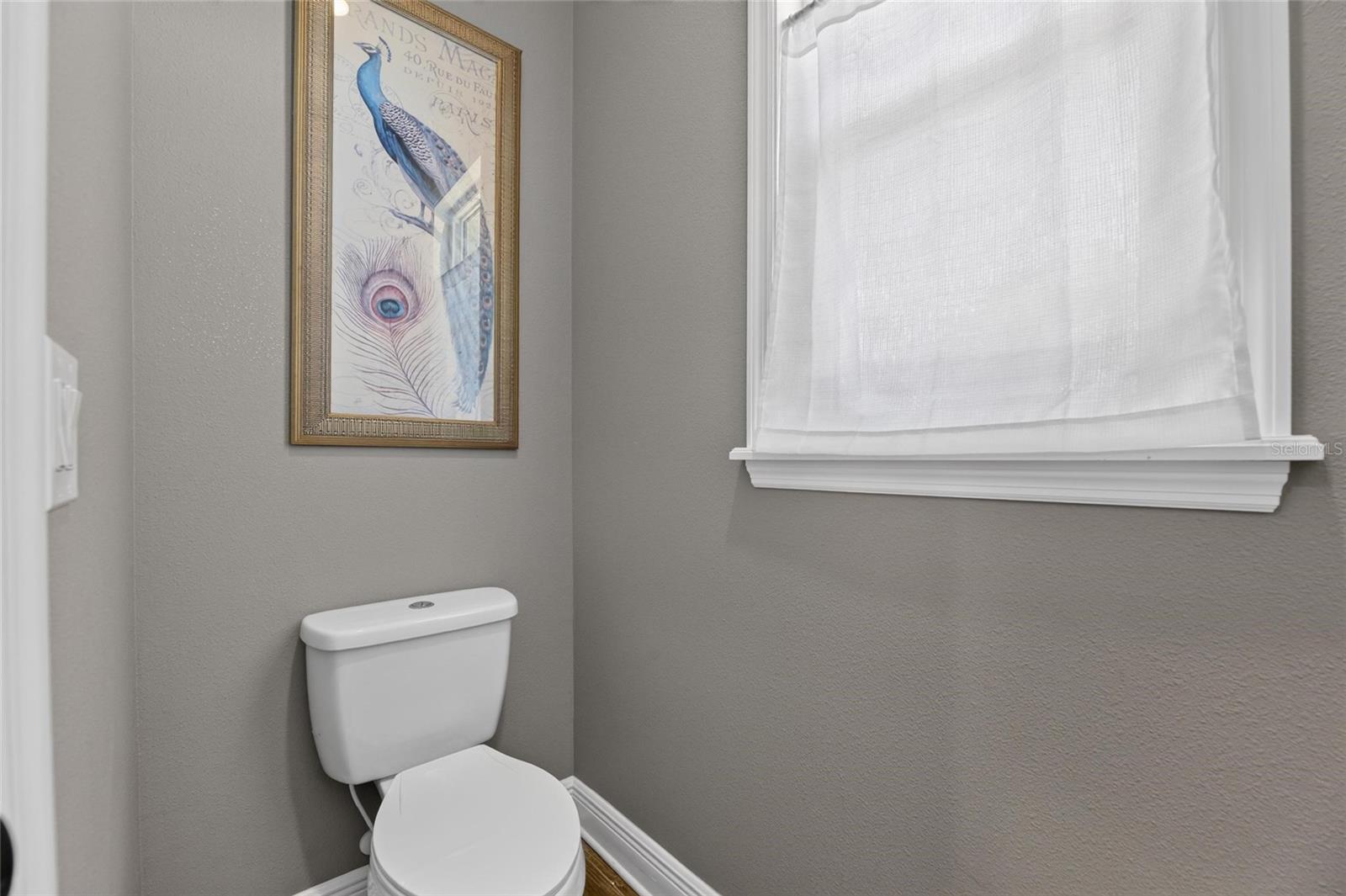 ...to a lavatory or half-bath for convenience.