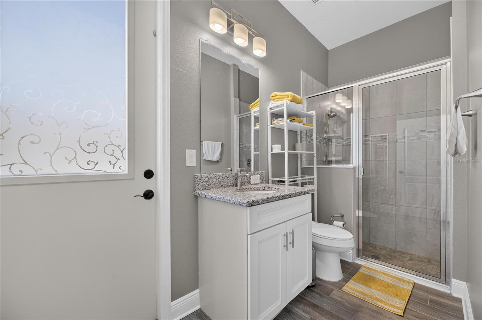 ...and its own full bath.