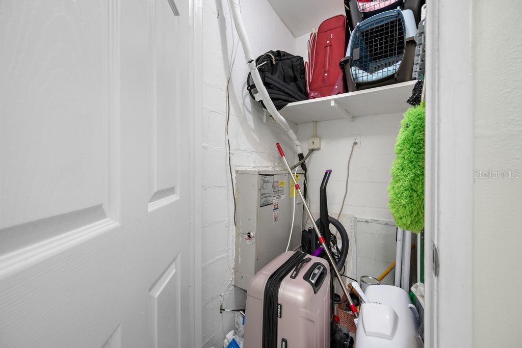 Storage Closet in the Florida Room