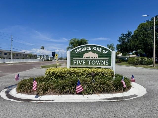 Terrace Park of Five Towns - Entrance Signage - A Great Place to Live!