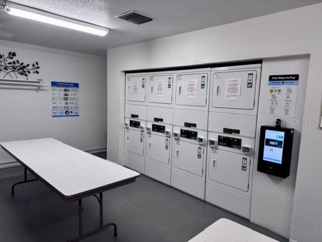 Entire Wall of Dryers - Folding Tables Too