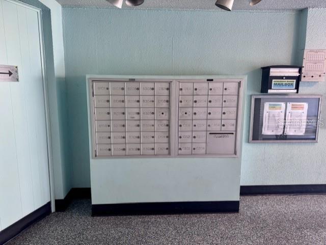 Mailboxes located in the ground floor breezeway