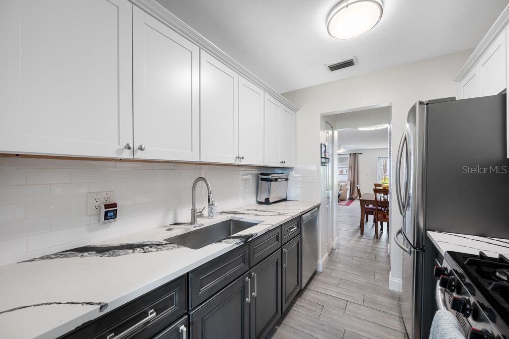 Ample Counterspace and Cabinetry