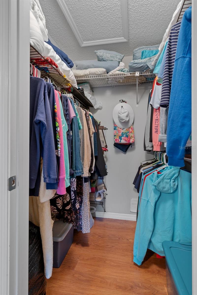 Walk-in Master Closet