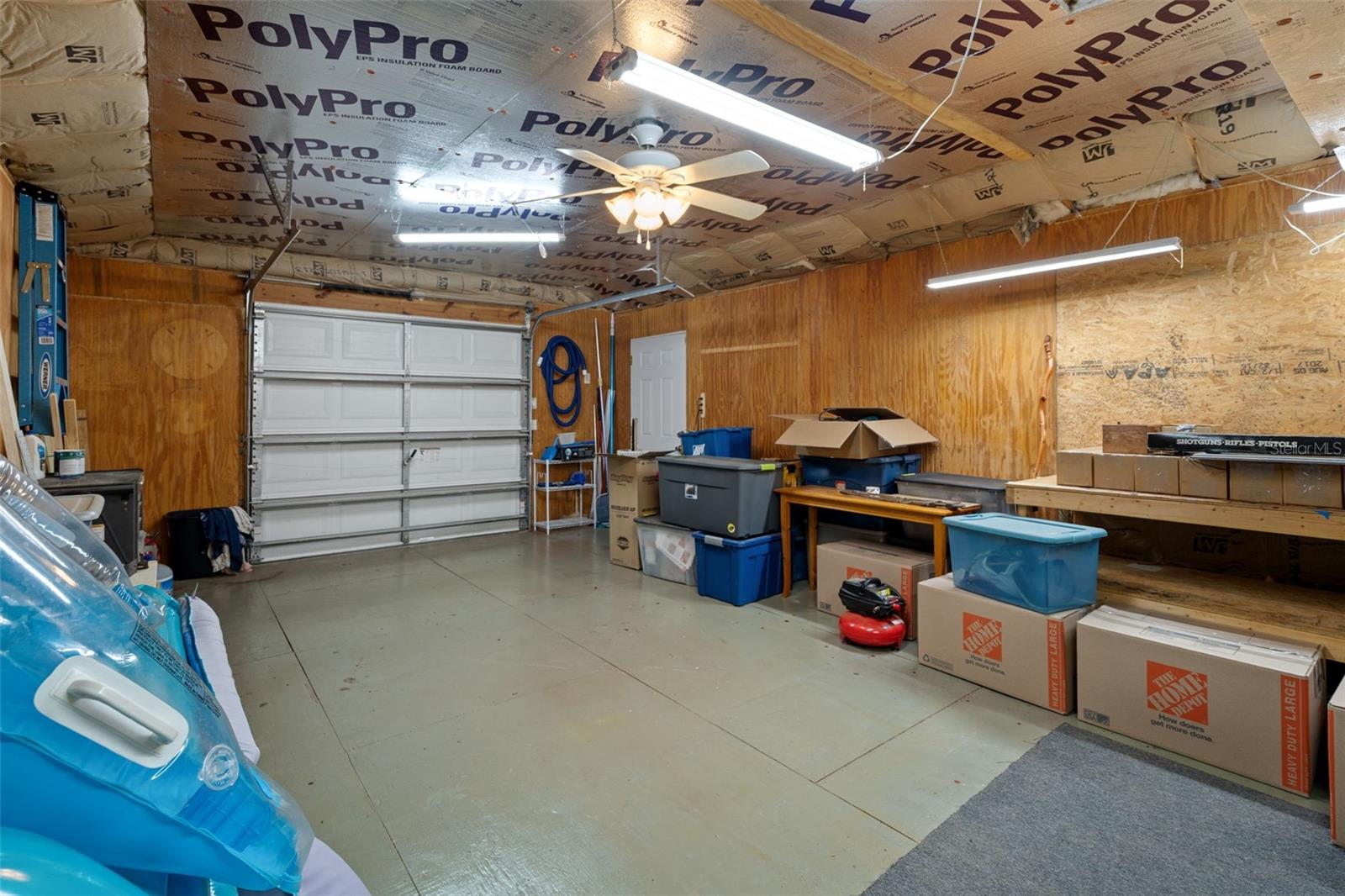 Shed Interior you can fit a car or truck in here