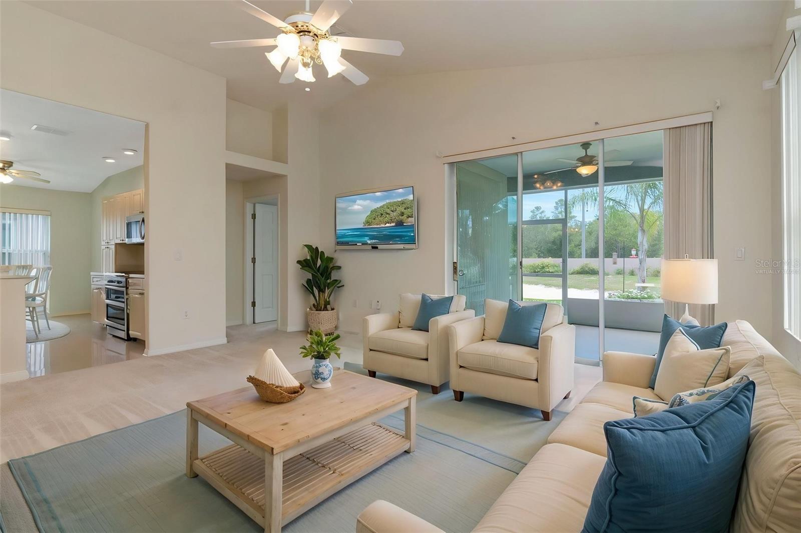 Great Room Virtually Staged 5