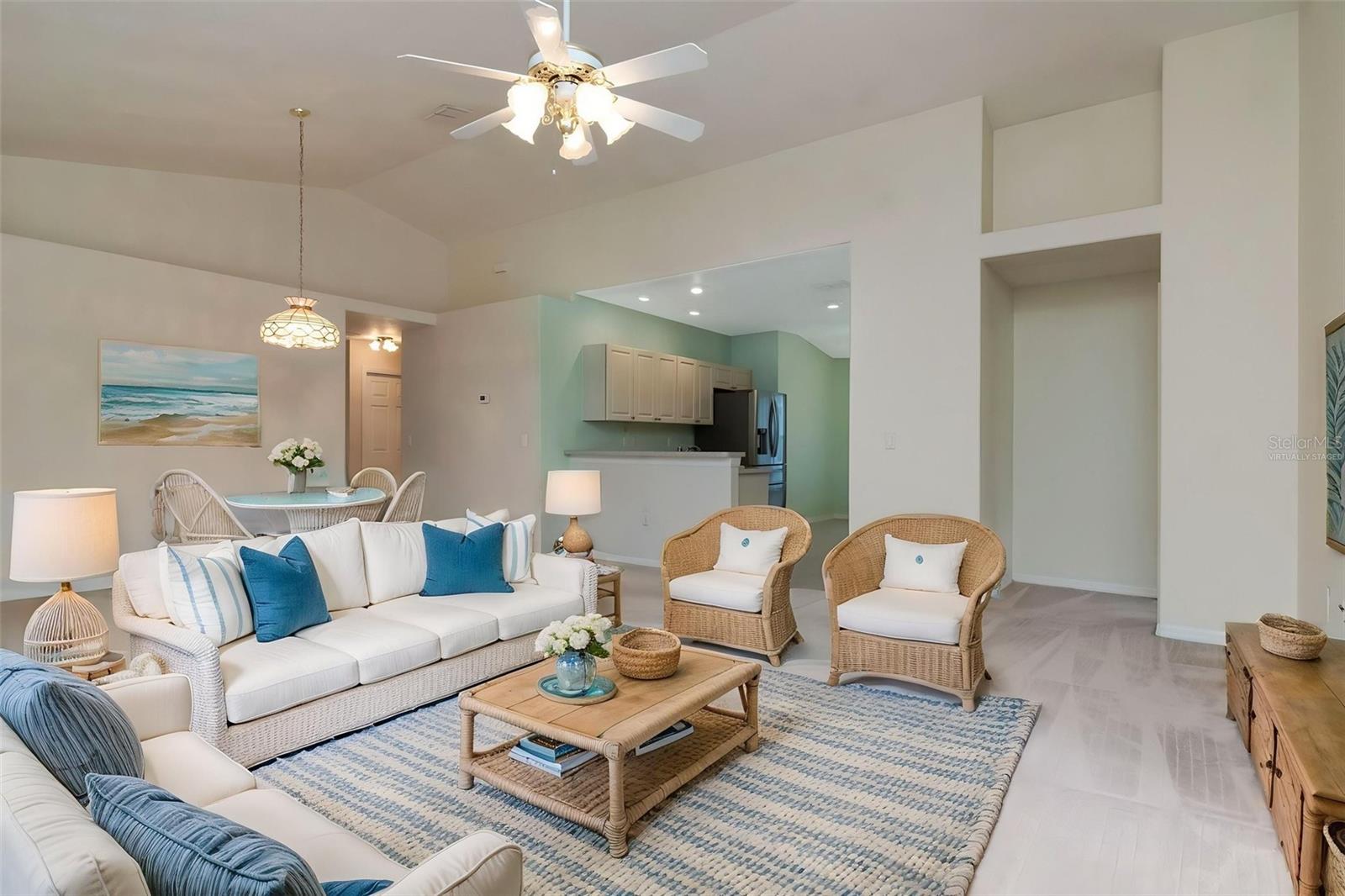 Great Room Virtually Staged 6