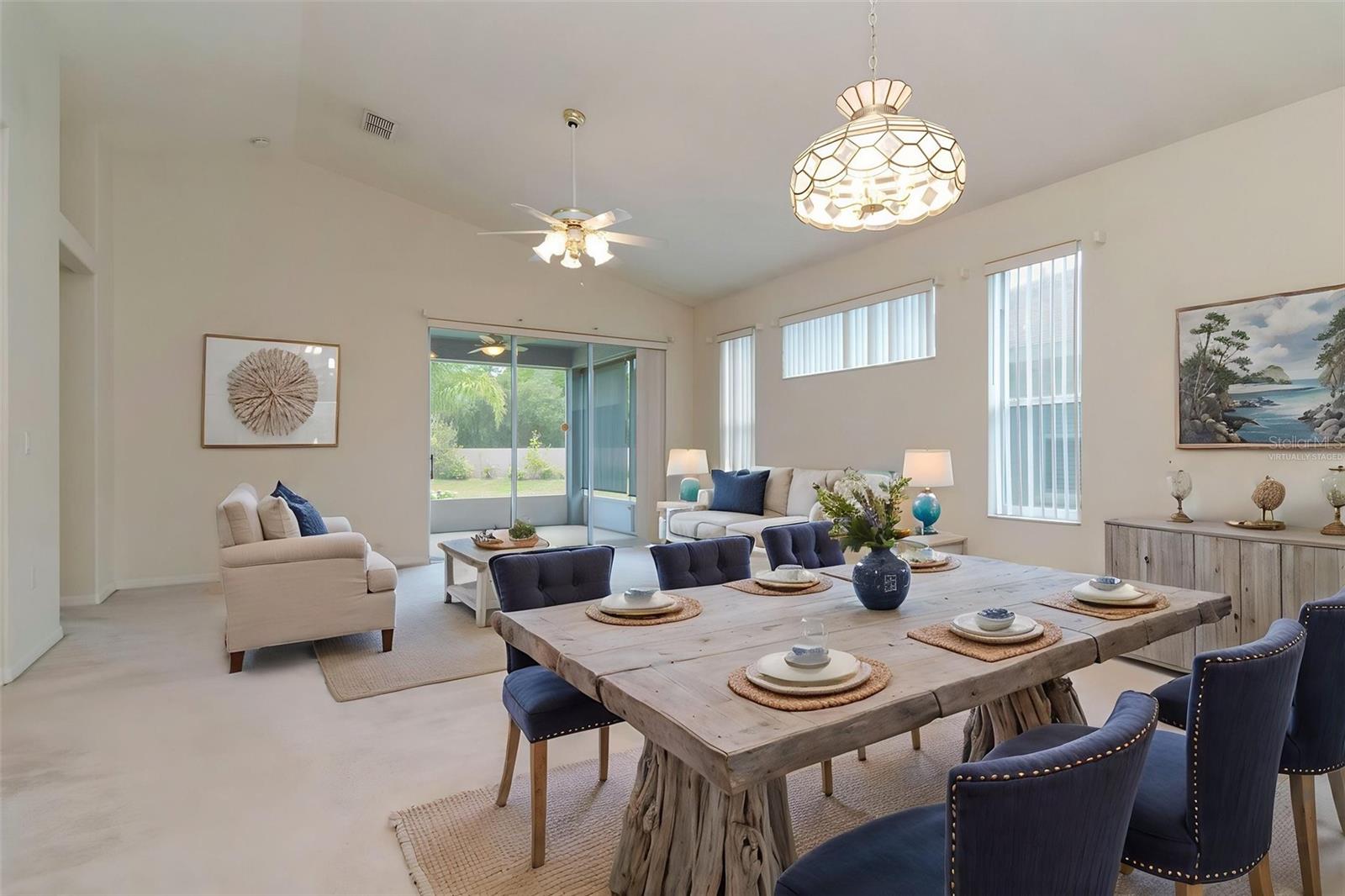 Great Room Virtually Staged 3