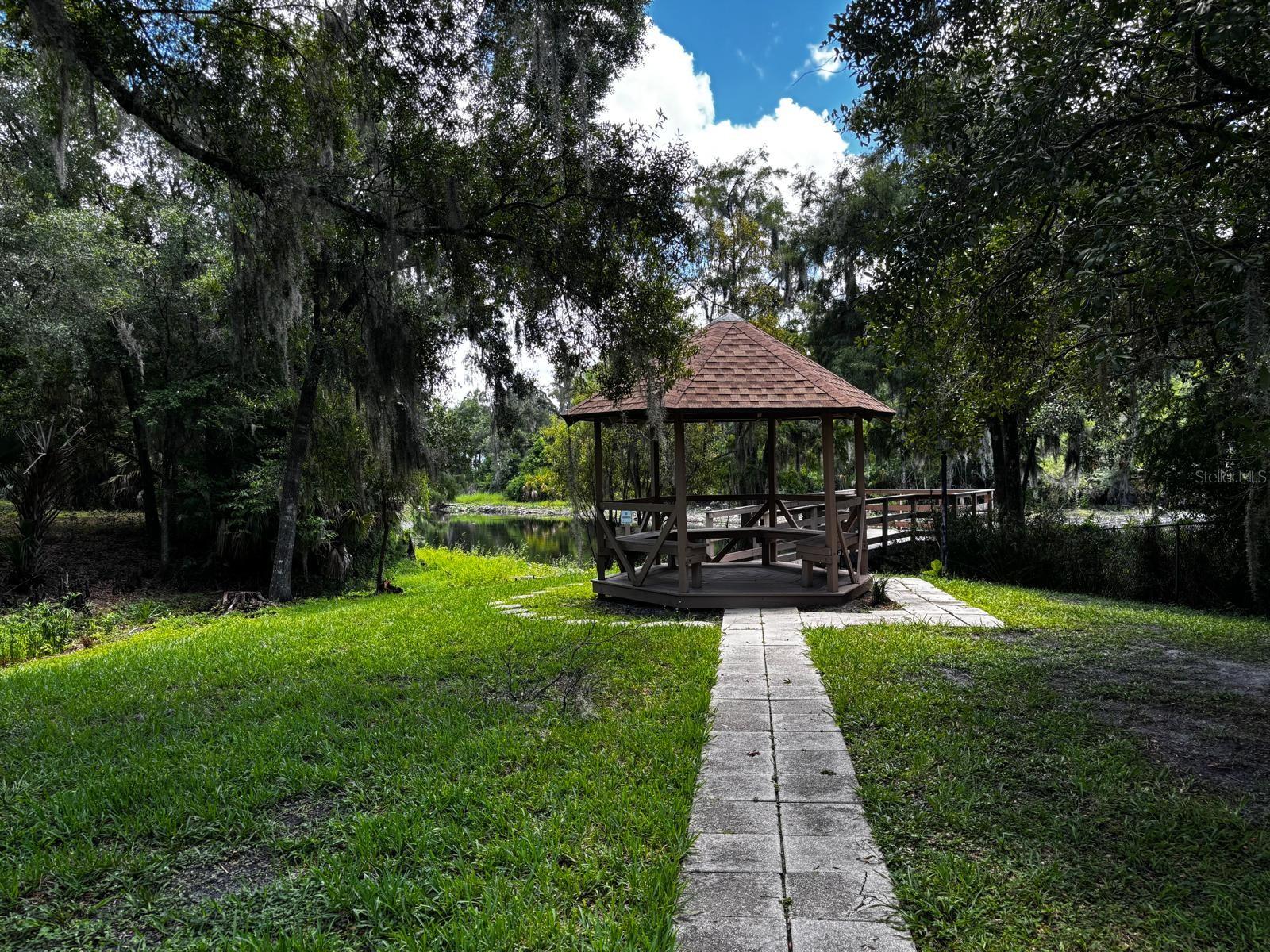 beautiful trails included in the community