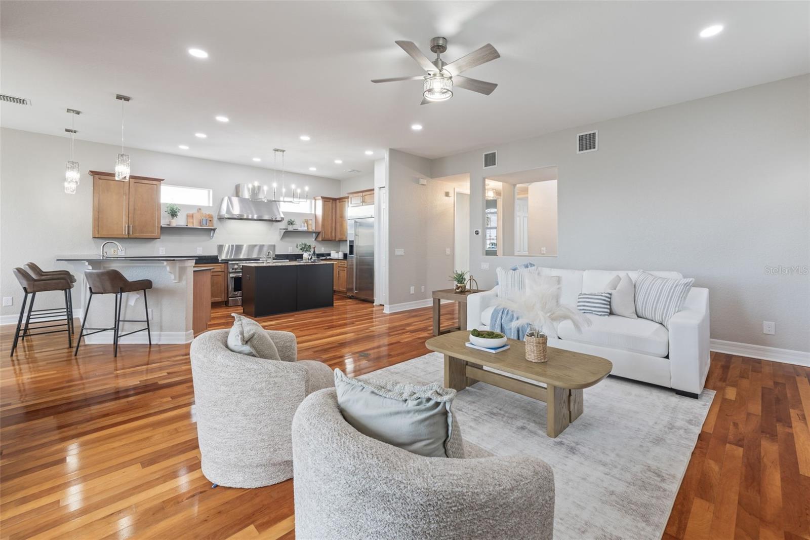 Spacious living room.