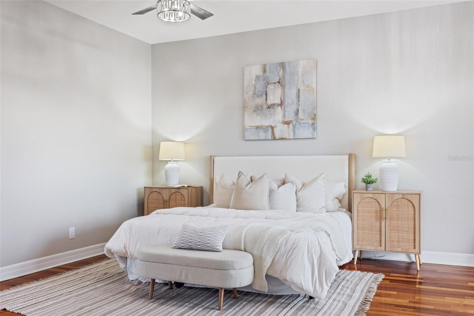 Master bedroom suite.