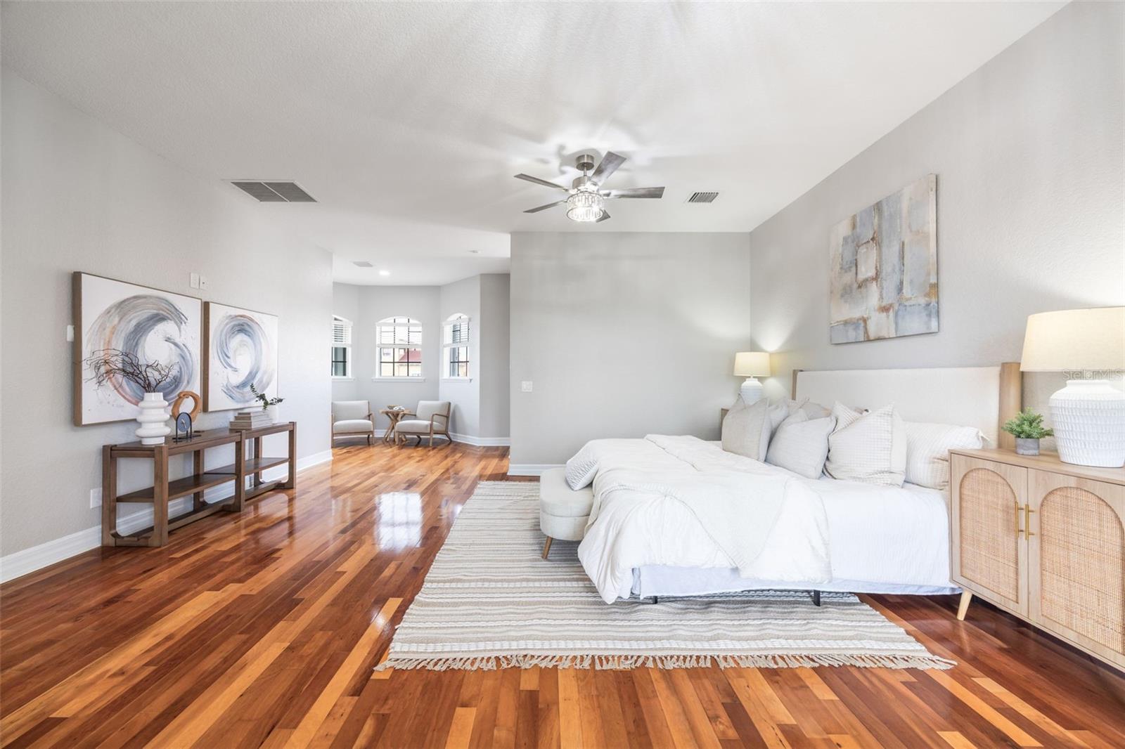 Master bedroom suite.