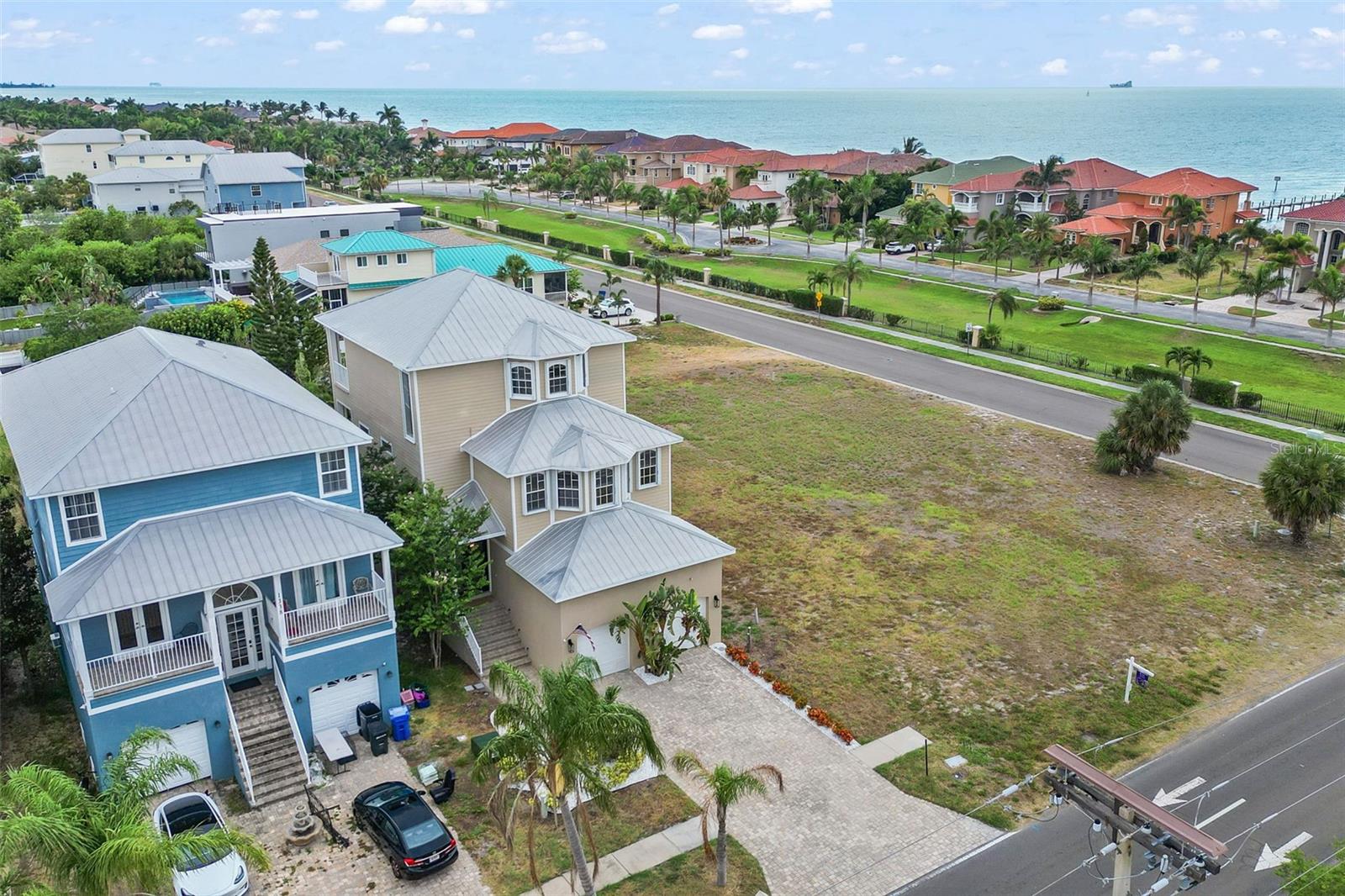 Aerial shot of the home.