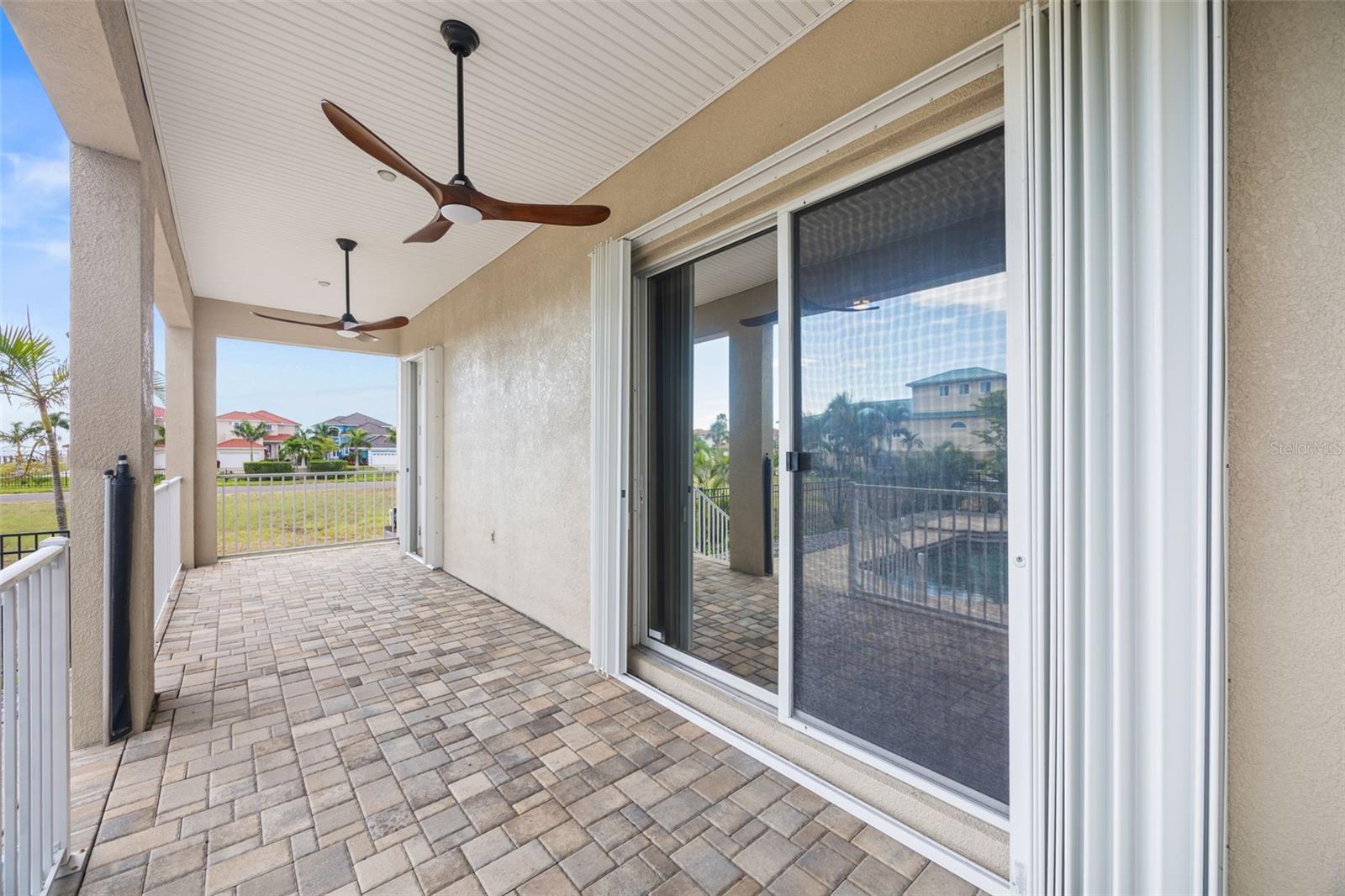 1st floor balcony.