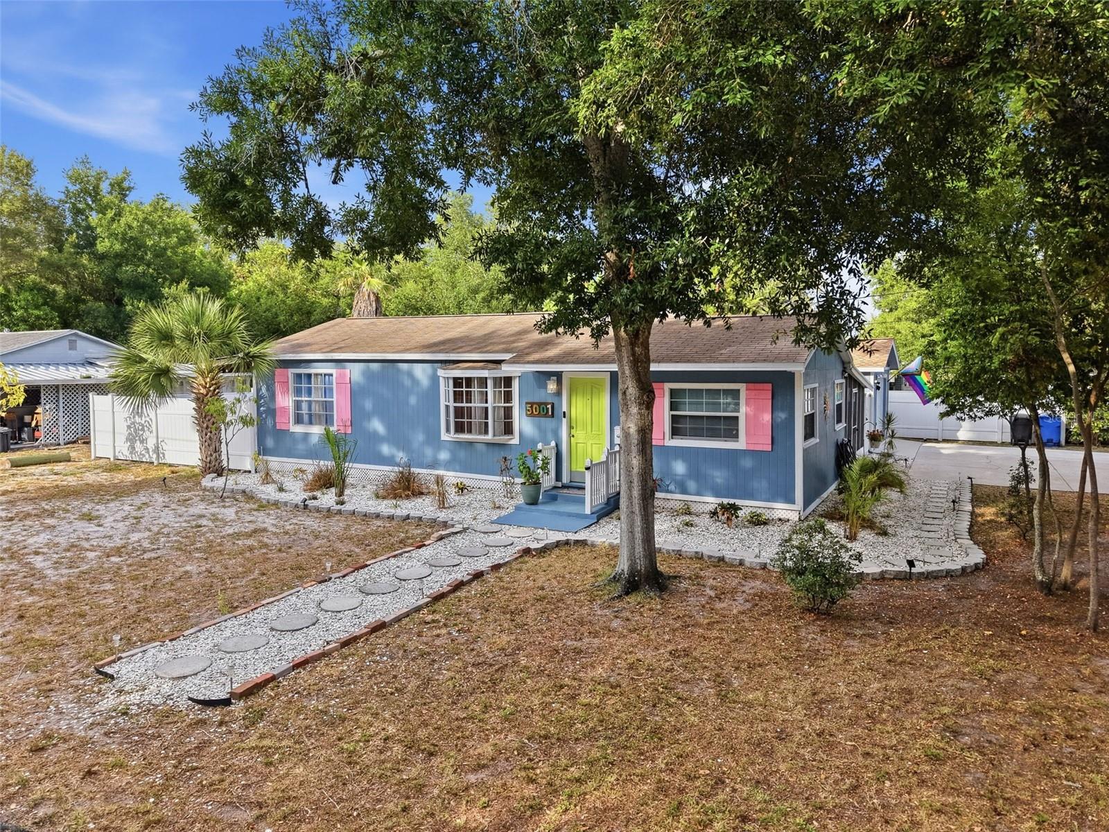 Generous corner lot
